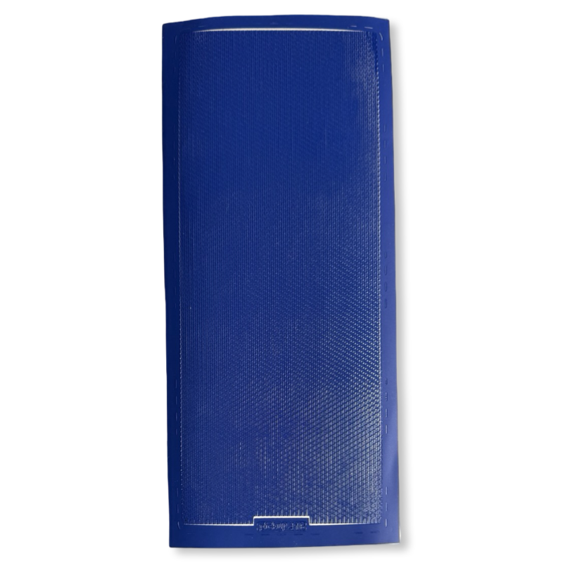 Peel-Off Stickervel Blauw Randjes Peel-Off Stickervel Blauw Randjes