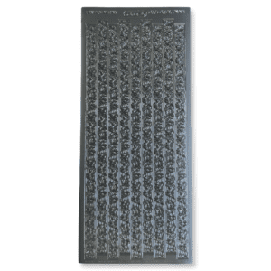 Peel-Off Stickervel Zilver Randjes