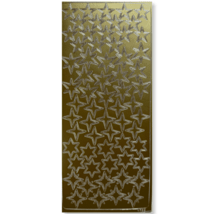 Peel-Off Stickervel Goud Sterren