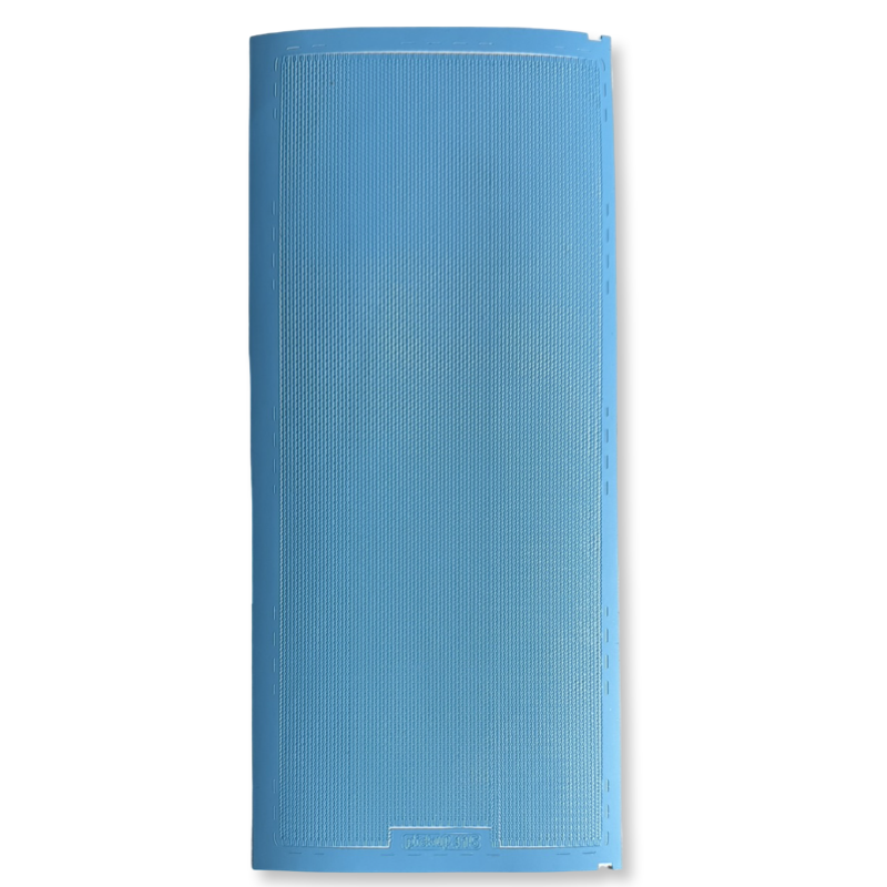 Peel-Off Stickervel Blauw Randjes Peel-Off Stickervel Blauw Randjes