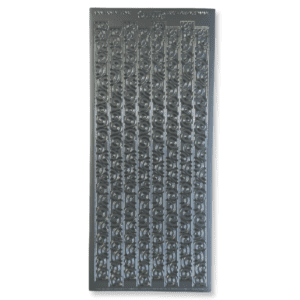 Peel-Off Stickervel Zilver Randjes