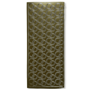 Peel-Off Stickervel Goud Ringen