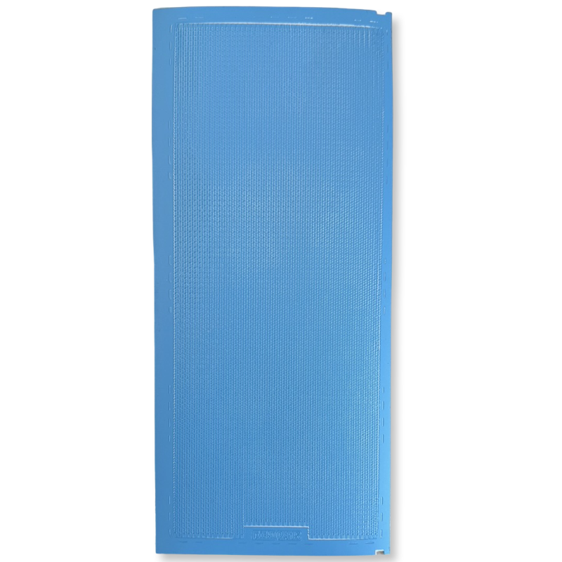 Peel-Off Stickervel Blauw Randjes Peel-Off Stickervel Blauw Randjes
