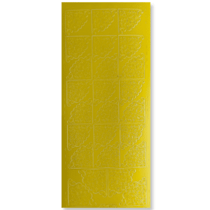 Peel-off Stickervel Geel Hoekjes