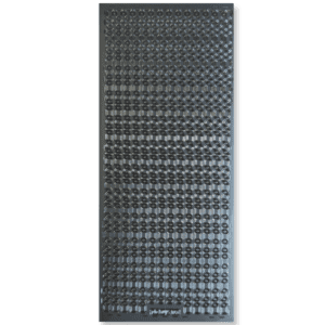 Peel-Off Stickervel Zilver Randjes