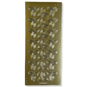 Peel-Off Stickervel Goud Hoekjes