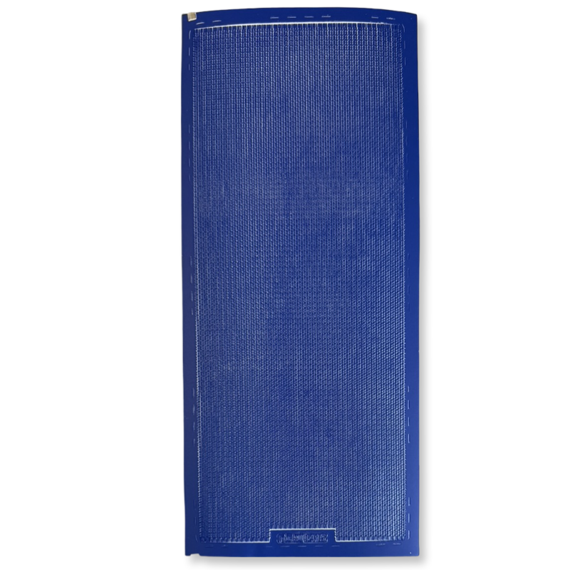 Peel-Off Stickervel Blauw Randjes Peel-Off Stickervel Blauw Randjes