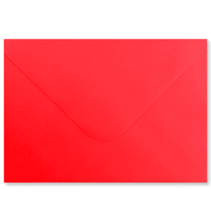 B6 Enveloppen Rood