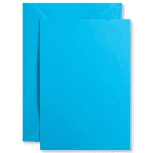 Kaarten met Enveloppen Fel Blauw