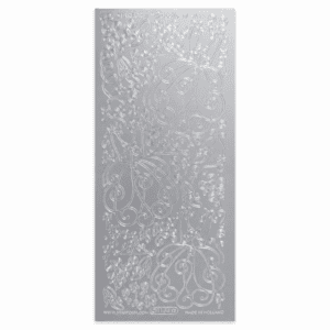 Stickervel Zilver Feestjurken / Trouwjurken
