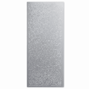 Stickervel Zilver Figuurtjes