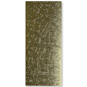 Stickervel Goud Hartjes