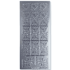 Stickervel Zilver Hoekjes