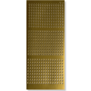 Stickervel Goud Alfabet