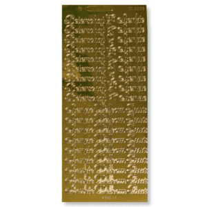 stickervel Goud Beterschap Sterkte