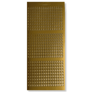 Stickervel Goud Alfabet