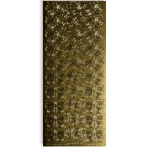 Stickervel Goud Vlinders