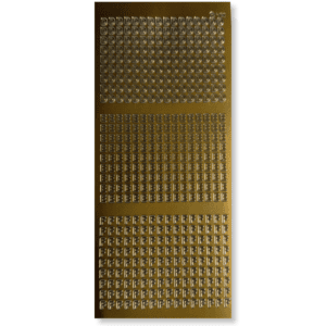 Stickervel Goud Alfabet D E F