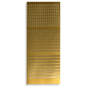 Stickervel Goud Alfabet