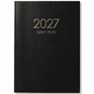 A4 DAGAGENDA ZWART 2027