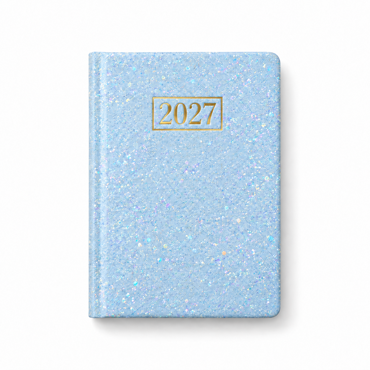 01-main-blauw-glitter-2027 Pocket Weekagenda Blauw Glitter 2027