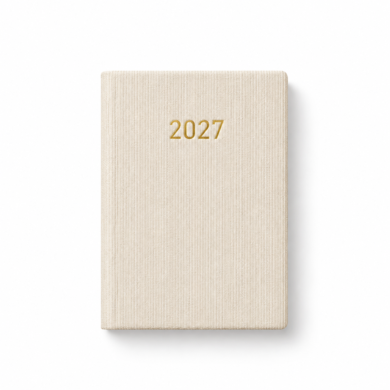 01-main-creme-2027 Pocket Weekagenda Beige 2027