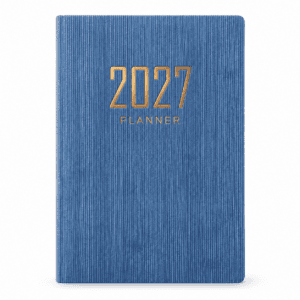 A5 Weekagenda Blauw 2027