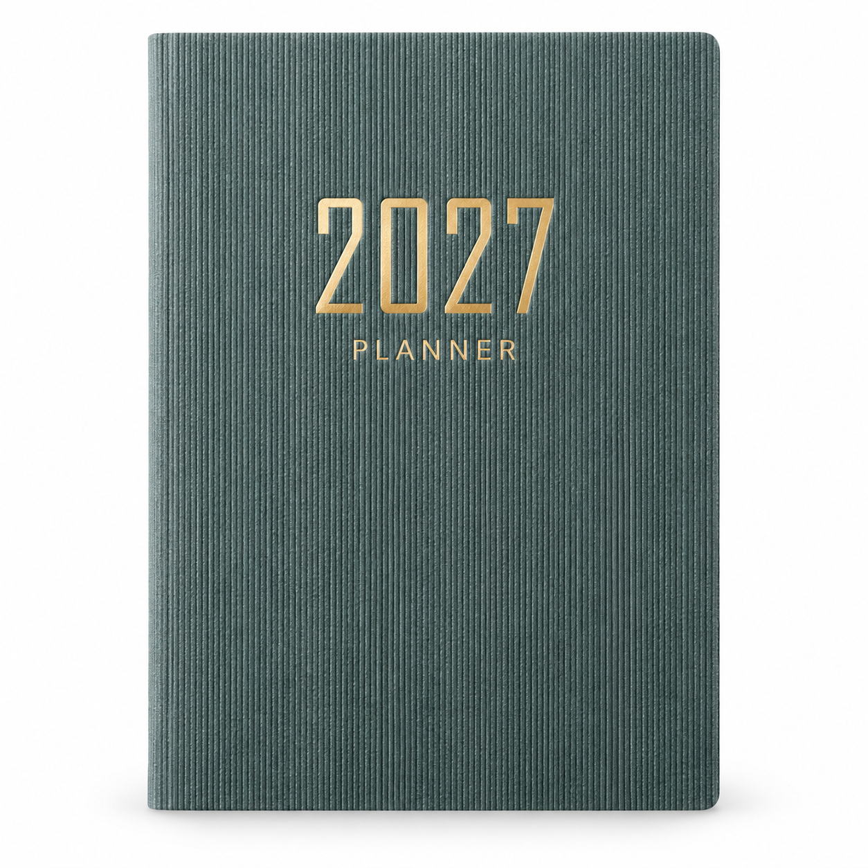 Groene A5-weekplanner 2027 A5 Weekagenda Groen 2027