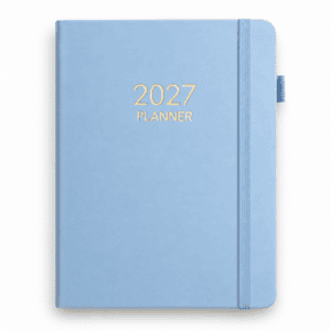 A5 Dagagenda Licht Blauw 2027