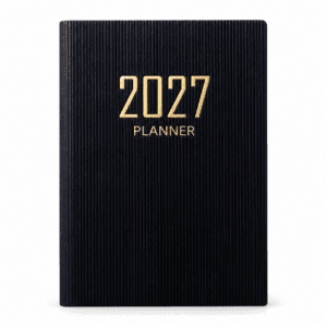 A5 Weekagenda Zwart 2027
