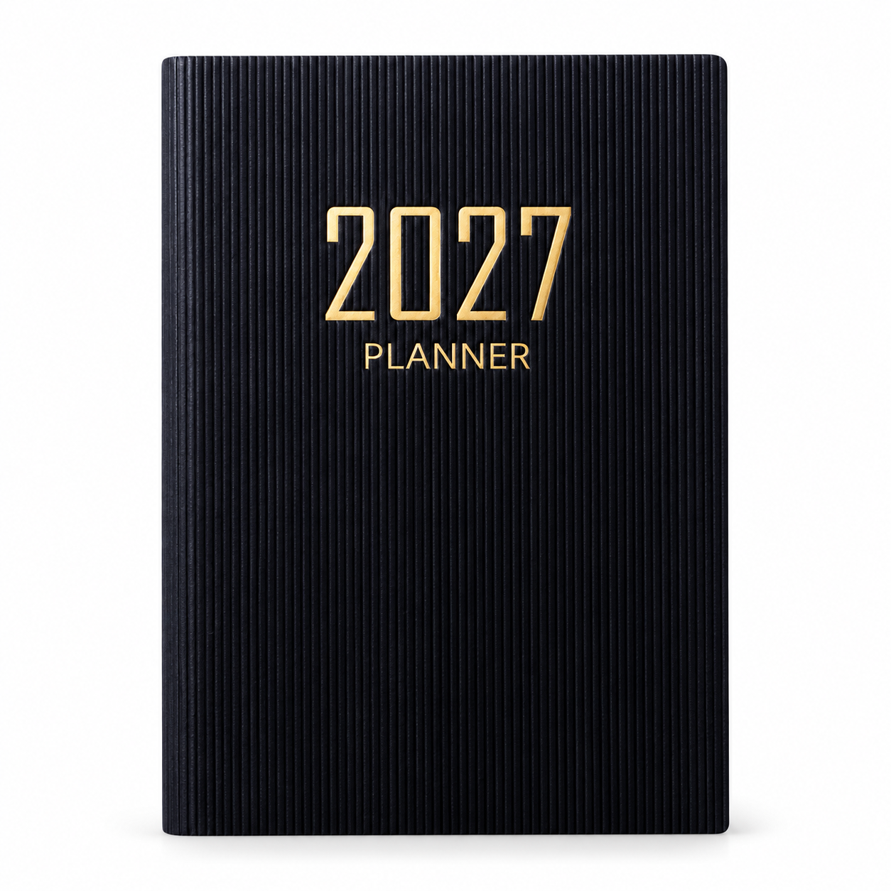 Zwarte A5-weekplanner 2027 A5 Weekagenda Zwart 2027